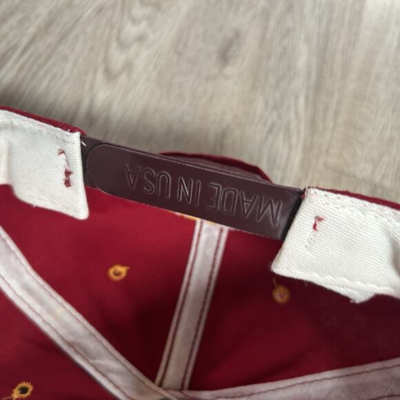 Vintage 1993 Florida State Seminoles Hat SnapBack National Champs Garnet Red USA - Picture 6 of 9